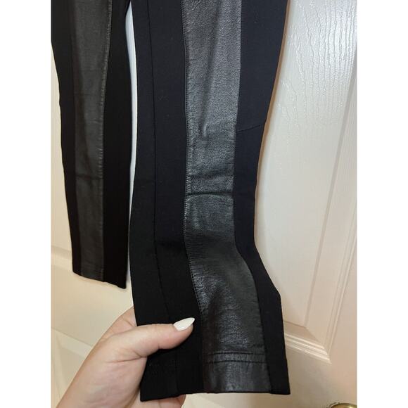 Women’s Two Tone Division Pants Black Wish Aus 10 Small Leggings Dress Pants - Picture 3 of 8
